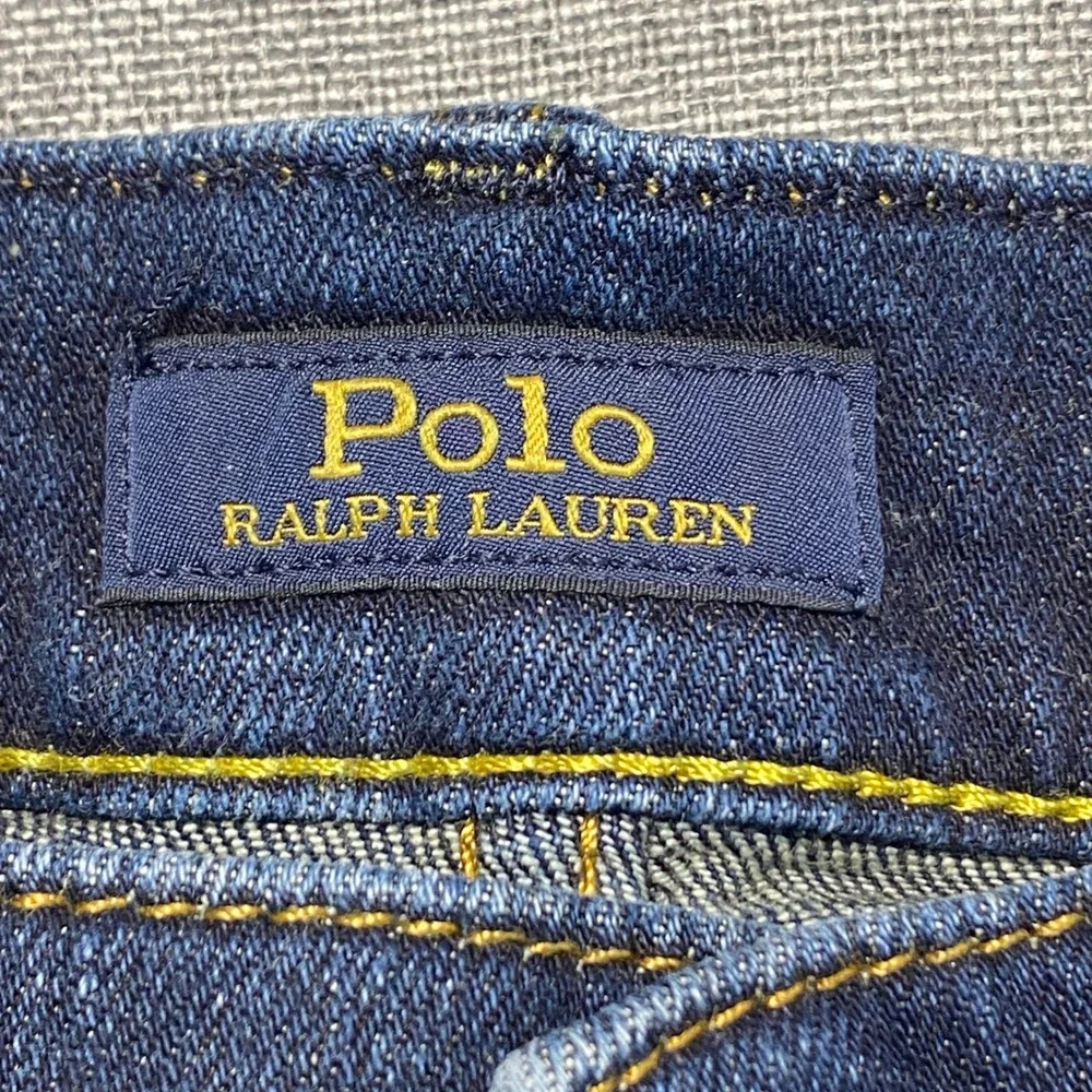 Polo Ralph Lauren Prospect Straight Mens Jeans Dark Wash Denim 36x36 Blue